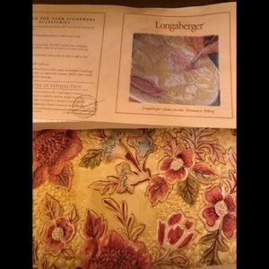 longaberger luncheon plates - set of 2